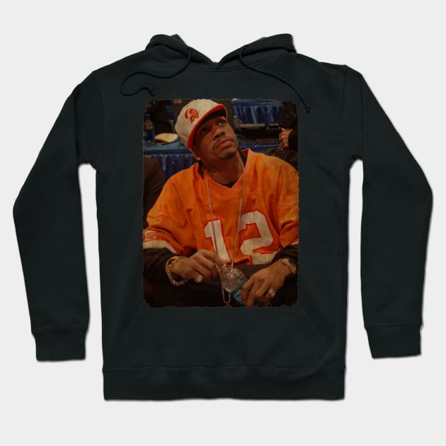 Allen Iverson - Style Vintage Hoodie by Milu Milu